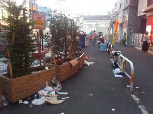 新宿街頭清掃001