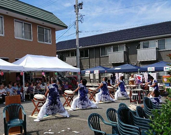 【本郷店】地域介護施設の納涼祭に参加しました