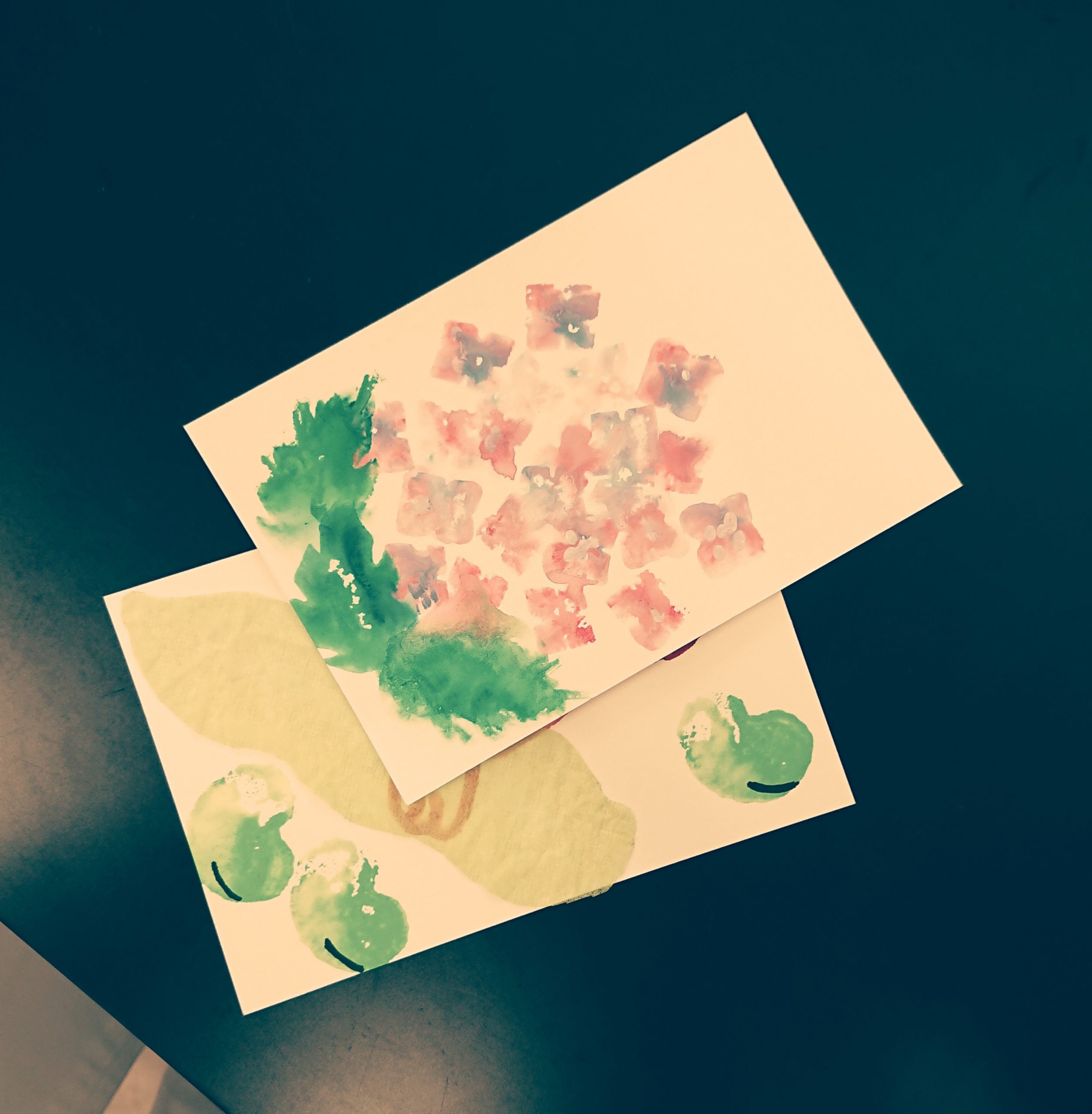 【高屋敷店】「スタンプで作る絵手紙」